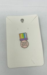 New Enamel Fighting Invisible Battles Pin