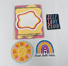 New Rainbow Suncatcher And 3 Stickers - Set 3