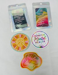 2 New Calms Strips - 5 In Each Pack And 3 Stickers - Set 2