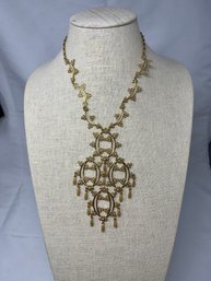 Vintage Gold Intricate Design Necklace