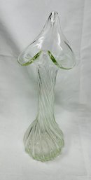 Clear Crystal Glass Vase