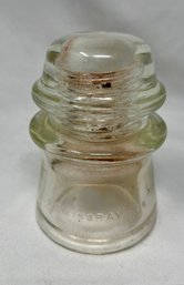 Clear Hemingray Glass Insulator