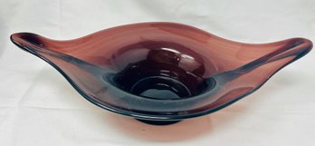 Viking Purple Amethyst Glass Bowl