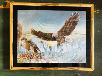 Eagle Foil Manifestations Framed Print