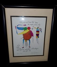 Brian Andreas Story People Framed Signed Art Print Angels Of Mercy