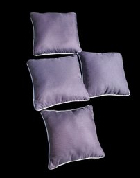 Pillows Purple Sq Set Of 4