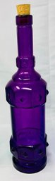 Vintage Glass Purple Bottle