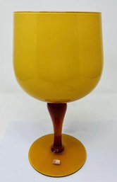 Rare Empoli Butterscotch Snifter