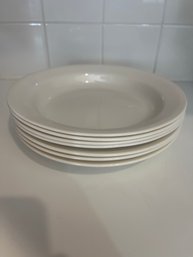 7 Corelle White Salad Plates