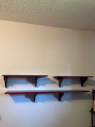 3 Wall Shelves  1- 48in (2) 24 In