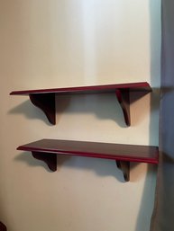 (2) Wall Shelves 24 Inches