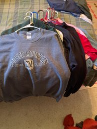 Lot Of Sweatshirts , Golf Shirts, Long Sleeve XL