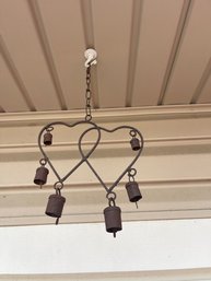 Double Heart Metal Chime