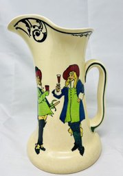 Charles John Noke Royal Doulton Cavalier Pitcher Better So Than Worse