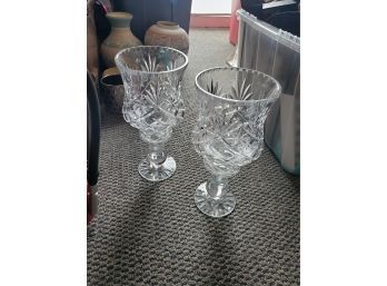 Crystal Candle Holders Set Of 2