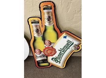 Vintage Pilsner Urquell Metal Sign