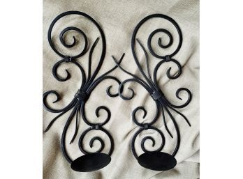 Black Wall Candle Sconces