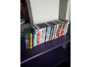 30 DVD's/games Adults And Kids