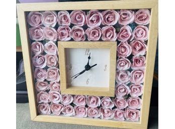 Pink Rose Clock From Bed, Bath & Beyond