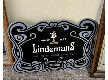 Lindemann's Beer Tin Sign