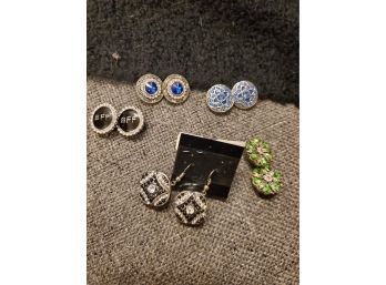 Earrings Snap Jewelry With 4 Extra Snap Sets