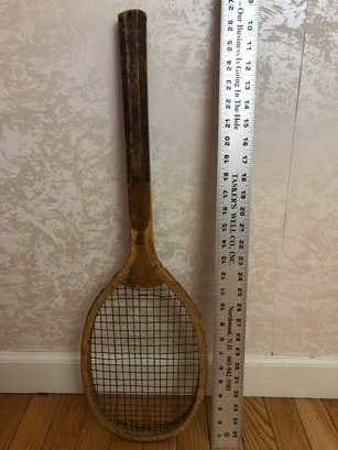 Old Wood Tennis Racket