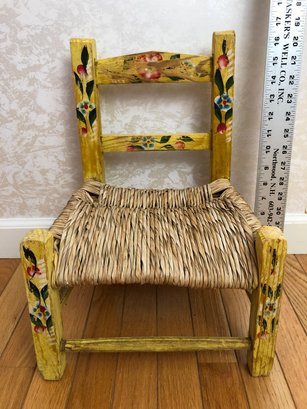 Small Wood Doll Chair