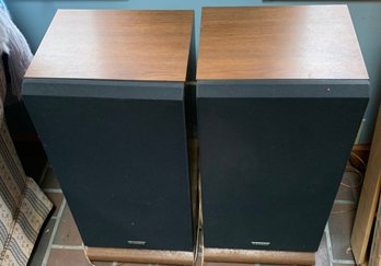 Pair Of Vintage Fisher Speakers Model STV 410M