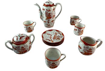 Vintage Porcelain Japanese Tea Set