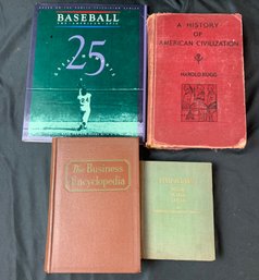 4 Vintage Hardcover Non Fiction Books