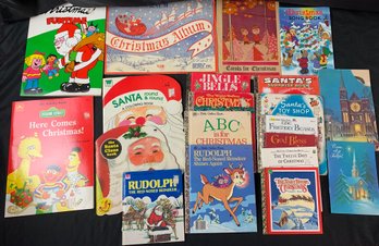 Assorted Children's Christmas Books/ Coloring Books/ Song Books