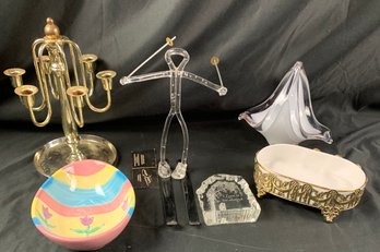 Assorted Gift Ware Items Including Murano Glass.