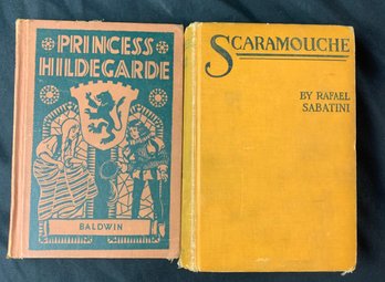 2 Vintage Books Princess Hildegarde & Scaramouche