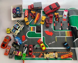 Assorted Toy Cars Including Hot Wheels, Matchbox