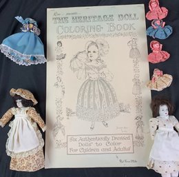 Small Dolls &  Dolls Coloring Book