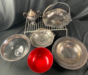 Silver Plated Items, Antique, Reed & Barton & More