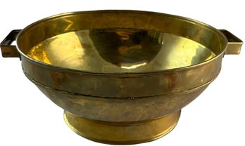 Vintage Mottahedeh Footed Brass Bowl # HC35