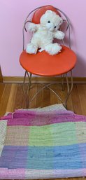Boudoir Chair, Rug & Teddy