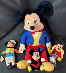 Mickey & Minnie Plush Lot