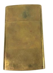 Brass Card Holder Made In Japan