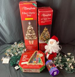 Christmas Decorations- Trees/ Santa/ Lights