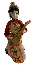 Asian Musical Doll About 11' Tall