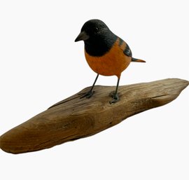 Handcrafted Baltimore Oriole Woodcarving- Eckstein's