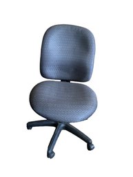 Grey Office Chair On Rollers