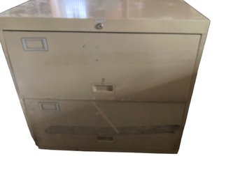 Locking Cole File Cabinet