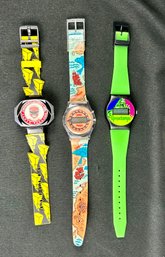 3 Watches/ Goosebumps / Captain Morgan  Power Rangers