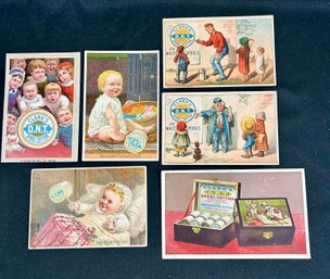 Clarks ONT Thread Victorian Advertising Cards