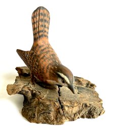 A. Prins Carved Sculpture Of Bird