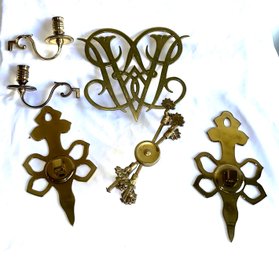 Brass Trivets &  Wall Sconces