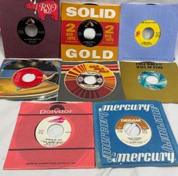 Vintage 45s Elvis, Rolling Stones & Moody Blues